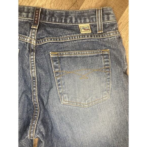 Cruel Girl Jeans Women 7L 29x34 Low Rise Relaxed Bootcut Dark Blue Denim Vtg Y2K - Picture 6 of 9